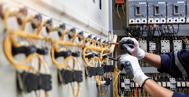 Professional Electrician technician working in High Bridge, WA
